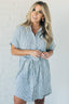Theo Premium Striped Shirt Dress