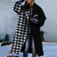 Aya | Long women's coat with stylish designer patterns