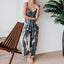 Women's Fashion Spaghetti Strap Printed Jumpsuit