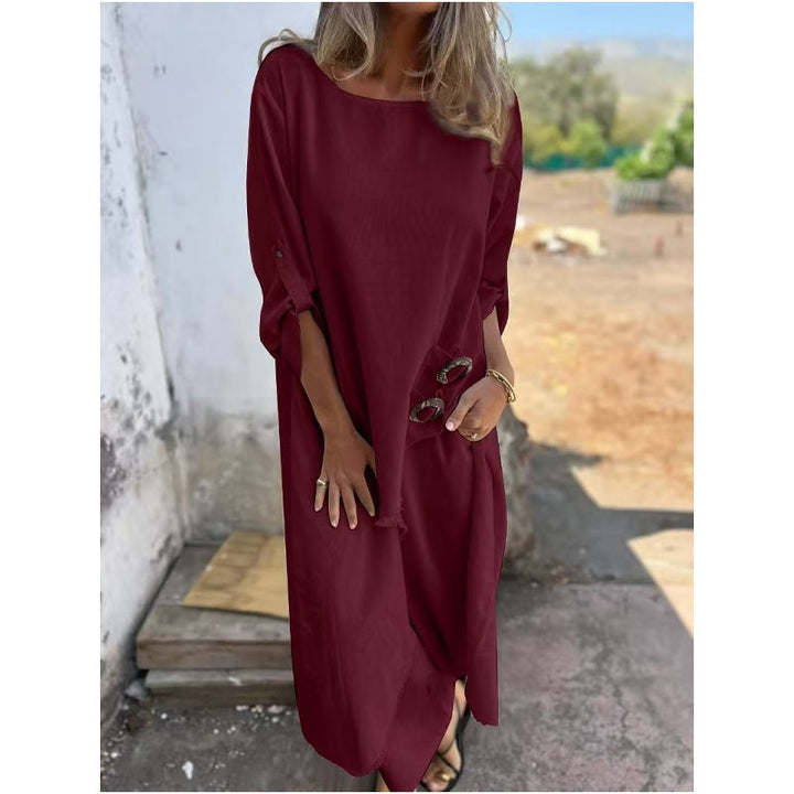 Women's Loose Fit Irregular Dress and Pants