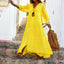 Women's Loose V-Neck Maxi Dress