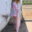 Women’s Maxi Dress with V-Print