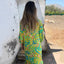 Women’s Maxi Dress with V-Print