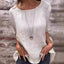 Women's Solid Color Cotton Linen Blouse