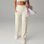 Women's Solid Color Loose Straight Leg Pants