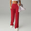 Women's Solid Color Loose Straight Leg Pants