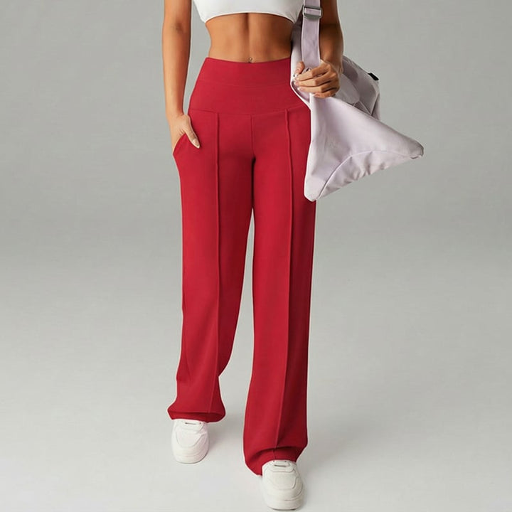 Women's Solid Color Loose Straight Leg Pants