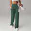 Women's Solid Color Loose Straight Leg Pants