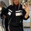 Women's Stand-up Collar Jacket and Dress Set