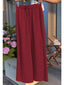 Women's Linen Wide-leg Casual Pants