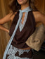Marisse™ | Elegant Lace Panel Top & Skirt Set