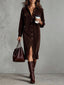 REVELYN™ | Soft-Touch Corduroy Midi Dress
