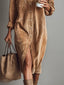 REVELYN™ | Soft-Touch Corduroy Midi Dress