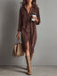 REVELYN™ | Soft-Touch Corduroy Midi Dress