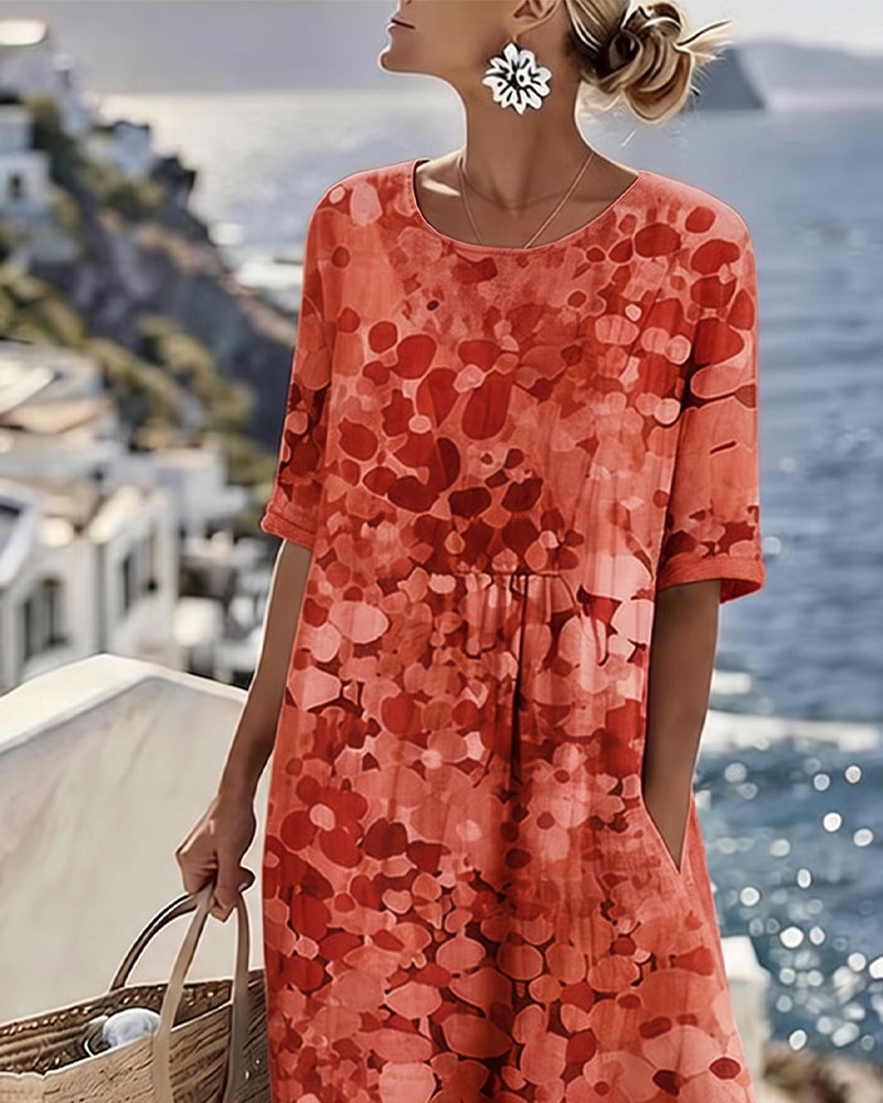 Loose Flower Dress