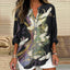Nixie - Stylish Women's Flight Print Blouse