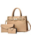 ALENOR – Crocodile Embossed Large Capacity Crossbody Handbag Set