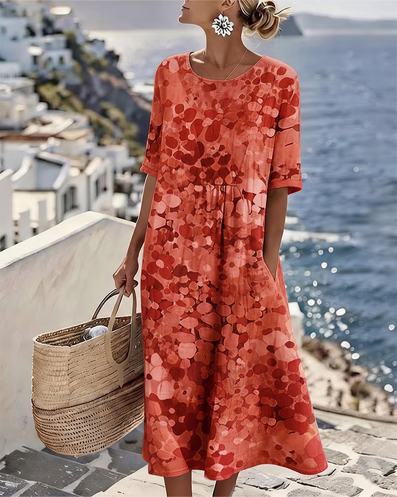 Loose Flower Dress