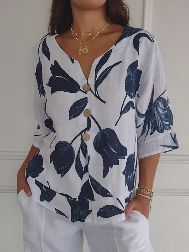 Dahlia's - Blossom Print Blouse