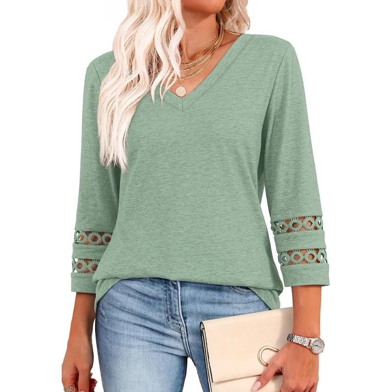 STYLI |  Chic Casual V-Neck Summer Top