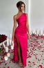 Saoirse - One Shoulder Satin Long Bodycon Dress
