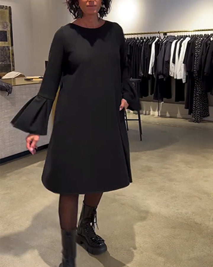 Women's Dress with Flared Sleeves