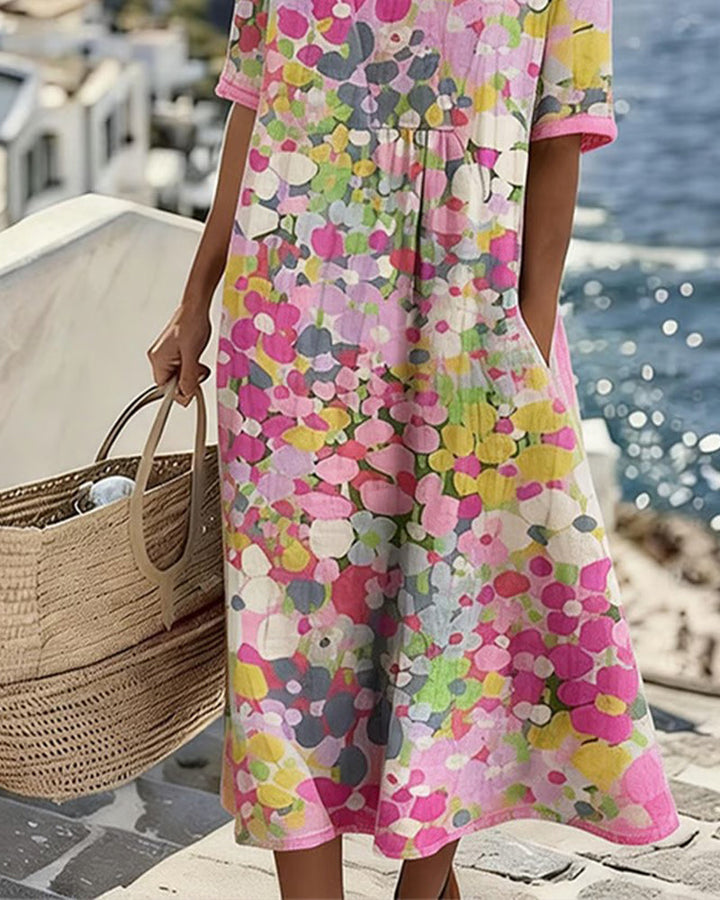 Loose Flower Dress