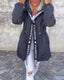 Comfy Hooded Drawstring Coat