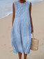 Maerisse™ | Textured Sleeveless Maxi Dress