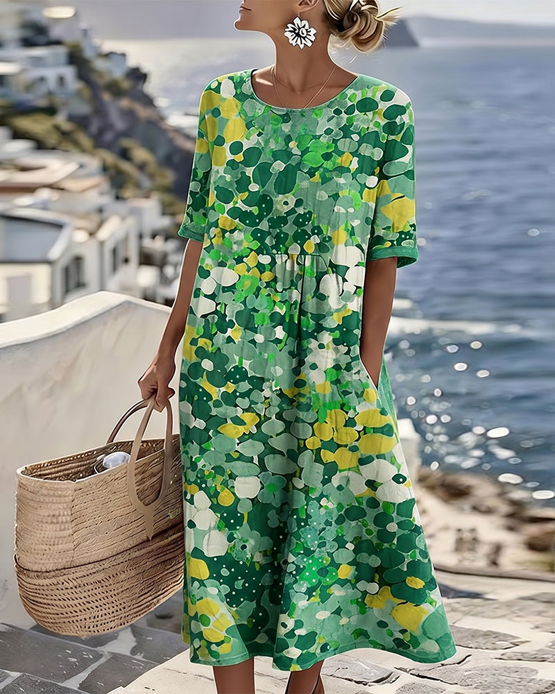 Loose Flower Dress