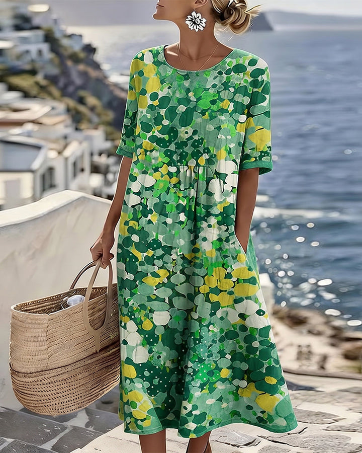 Loose Flower Dress