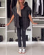Women's Short Sleeve Quilted Hooded Zipper Jacket