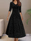 Denise | Holiday Velvet Elegance Dress