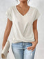 MEIKA | Classic Twist Detail V-Neck Top