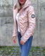 Women's Casual Quilted Zipper Hooded Jacket