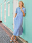 Fioria™ | Flattering Striped Shirtdress
