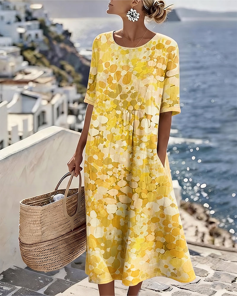 Loose Flower Dress