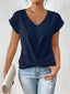 MEIKA | Classic Twist Detail V-Neck Top