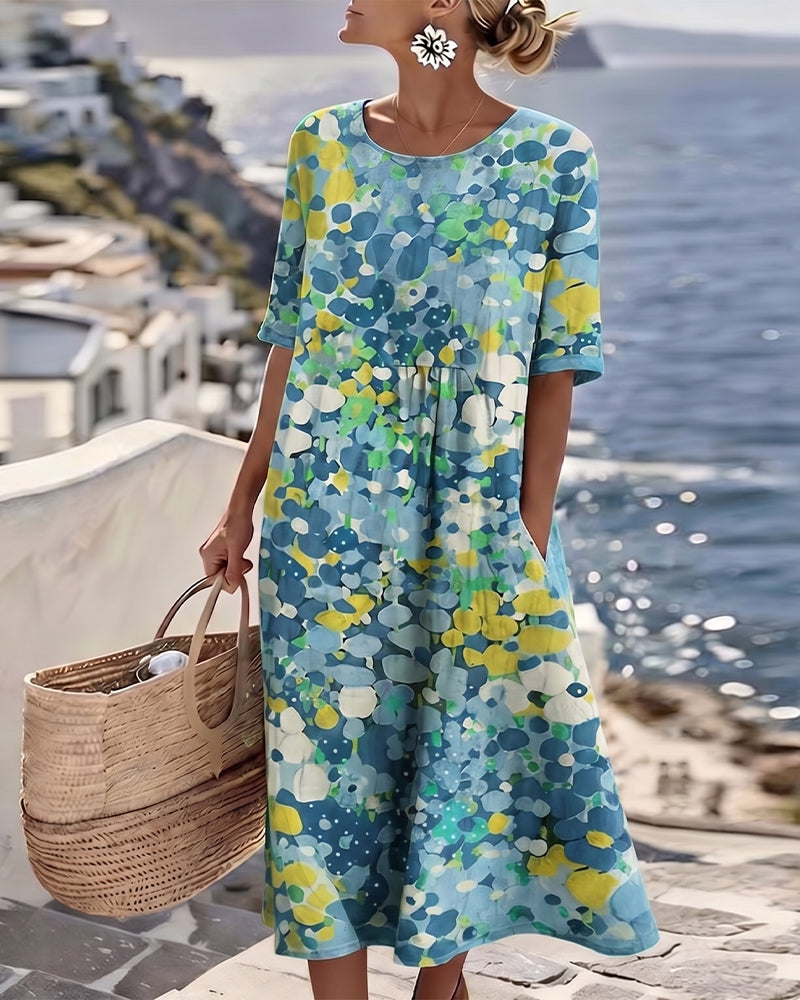 Loose Flower Dress