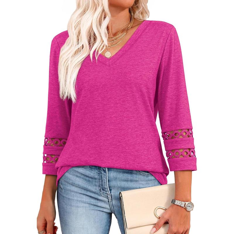 STYLI |  Chic Casual V-Neck Summer Top
