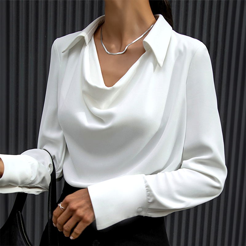 Selene - Luxe Satin Blouse.