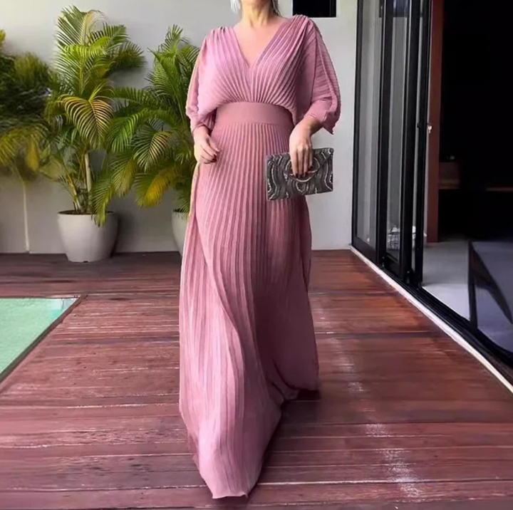 Brenda™ | Graceful Pleated Dress