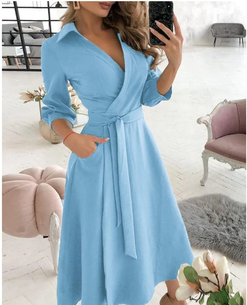 Ismara™ | Sophisticated Midi Dress