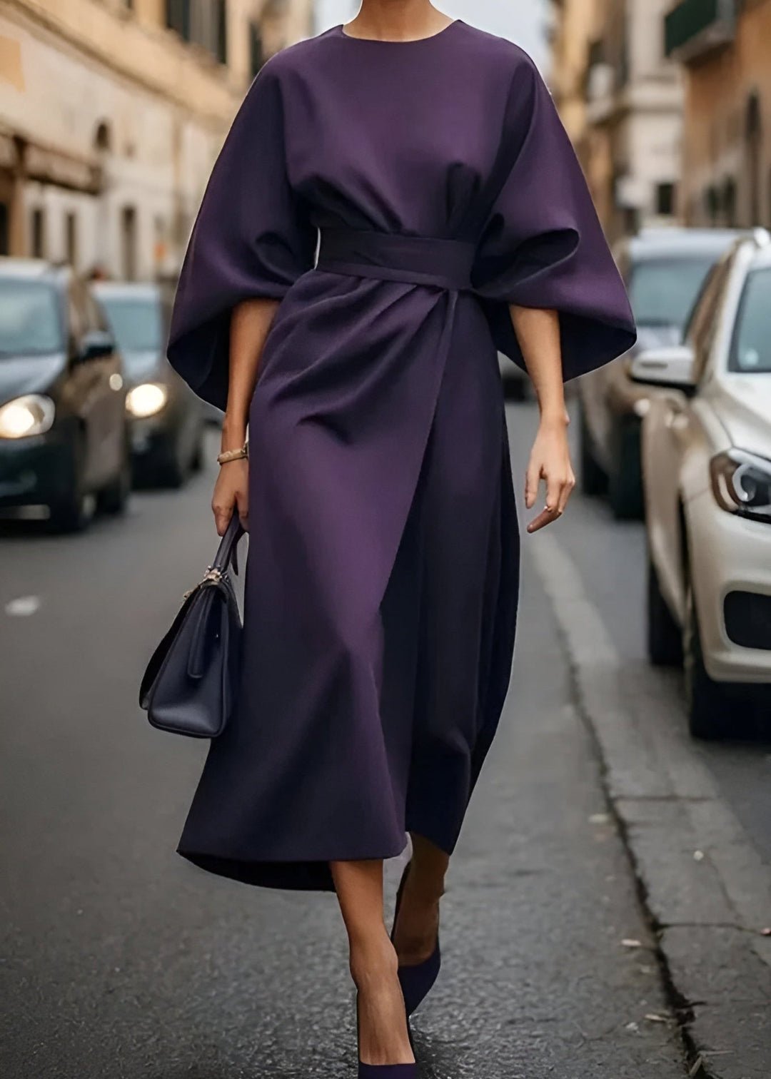 Aurora™ | Elegant Belted Maxi Dress