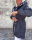 Comfy Hooded Drawstring Coat