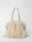 CHARLOTTE - Versatile Plush Velvet Shoulder Tote Bag