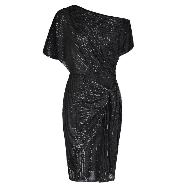 AURELIA - Elegant Sequined  Off-Shoulder Bodycon Party Dress