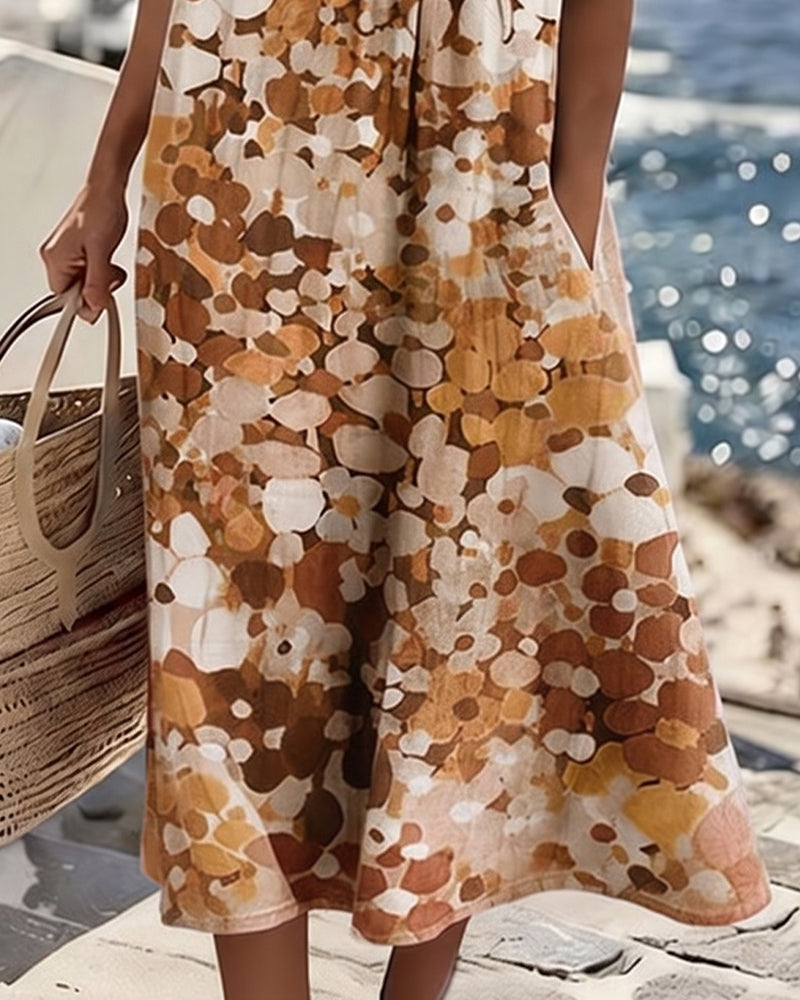Loose Flower Dress