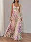 Rayelle™ | Elegant Floral Maxi Dress