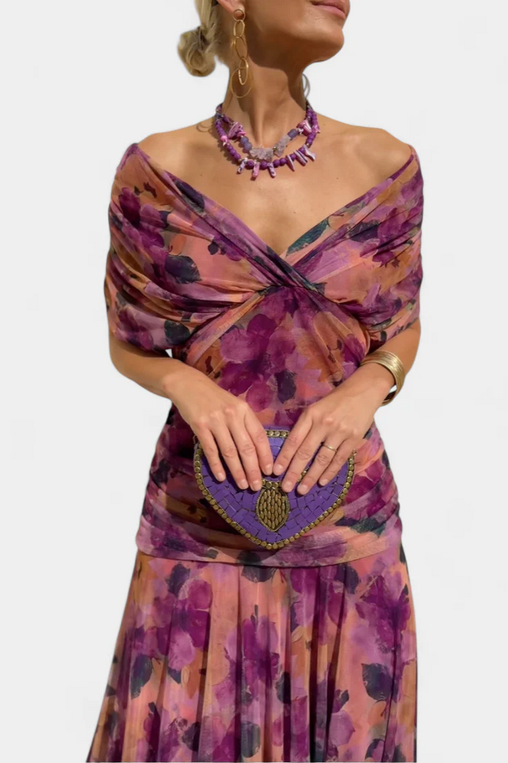 Avyra™ | Luxe V-Neck Dress